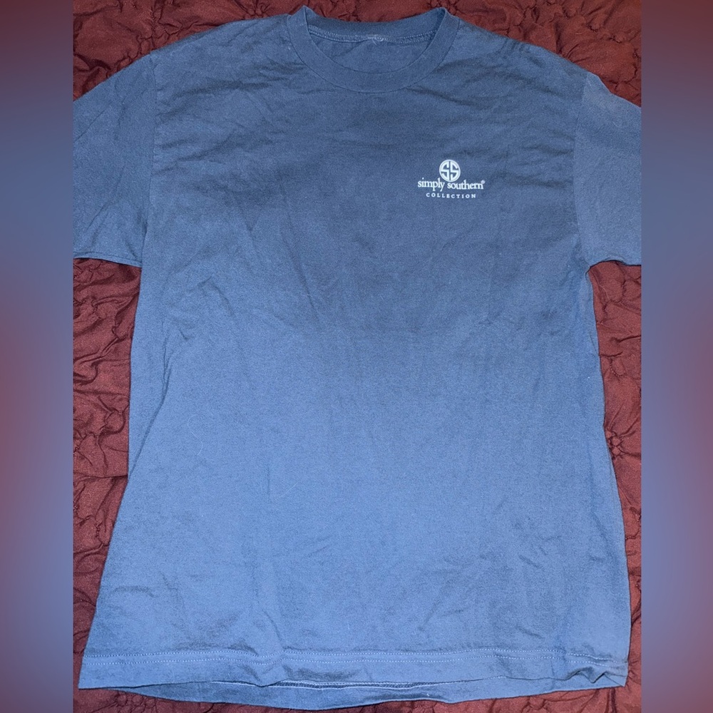Simply Southern Blue Short Sleeve Tee